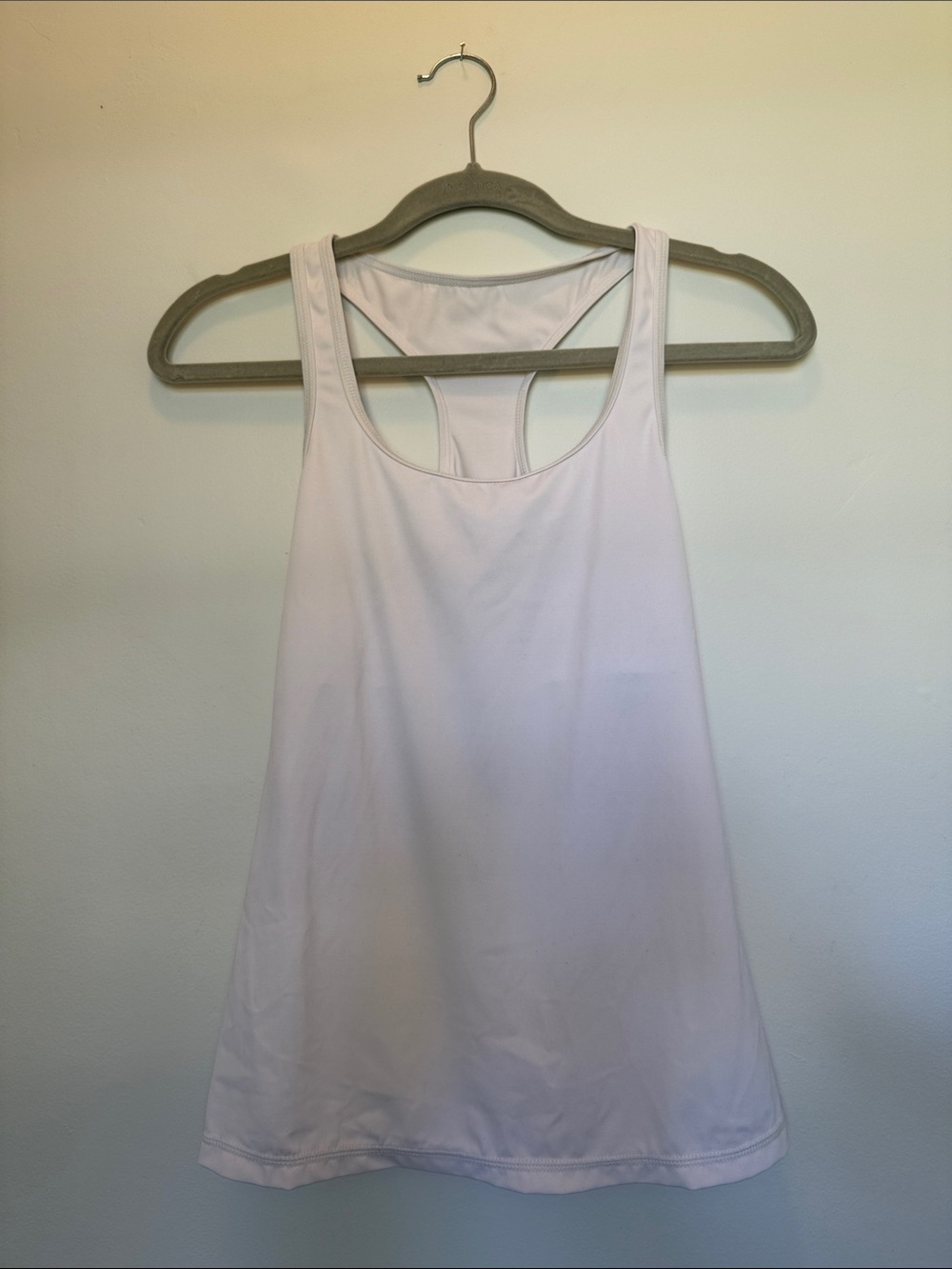 balera White Racerback Tank Top